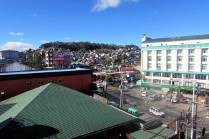 Blick aus dem Hotel in Baguio