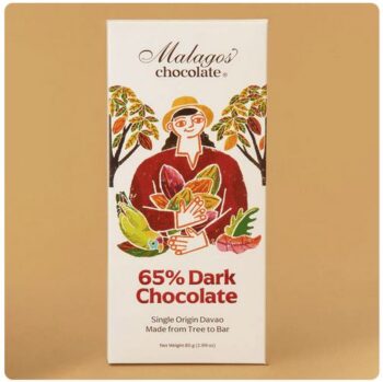 Malagos Tafelschokolade, 65 % Kakao