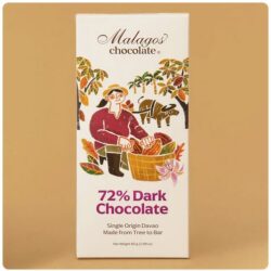 Malagos Tafelschokolade, 72 % Kakaoanteil, Philippinen