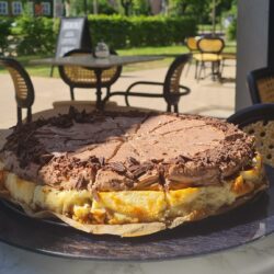 Hausgemachter Chocolate Cheesecake